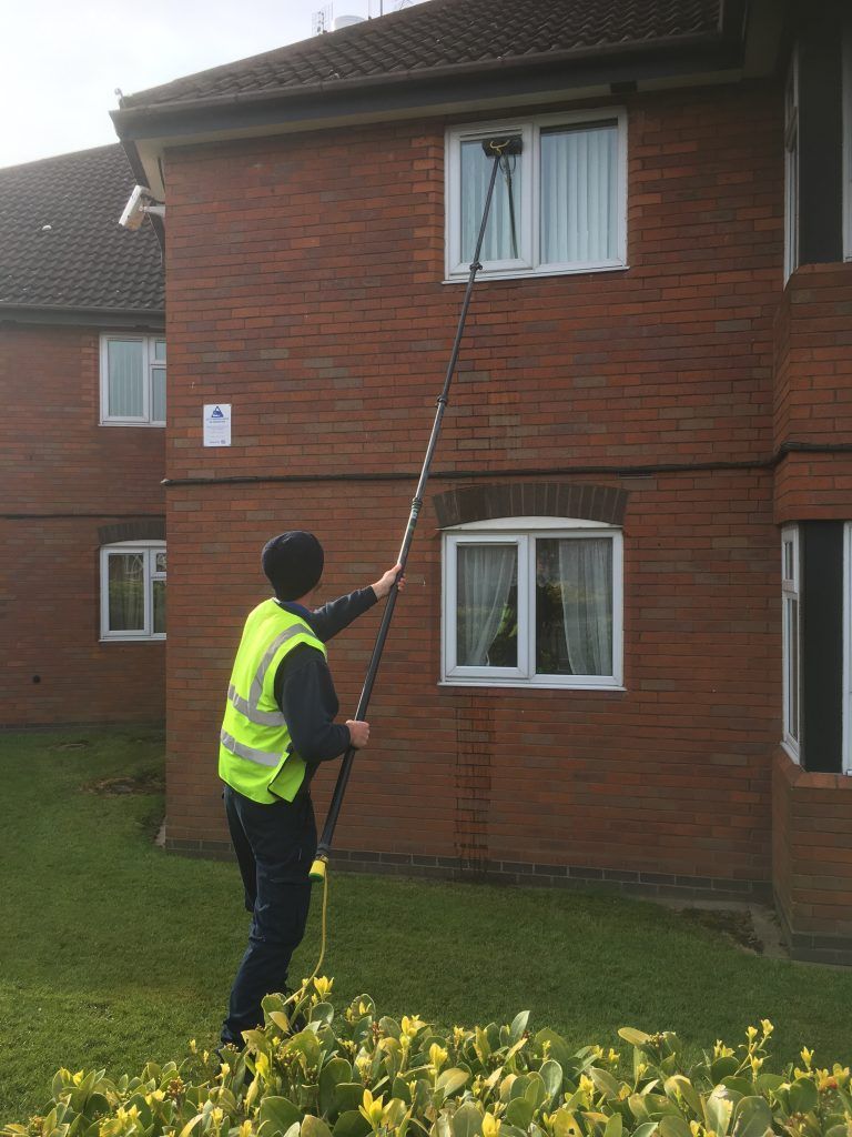 Image of window cleaning.