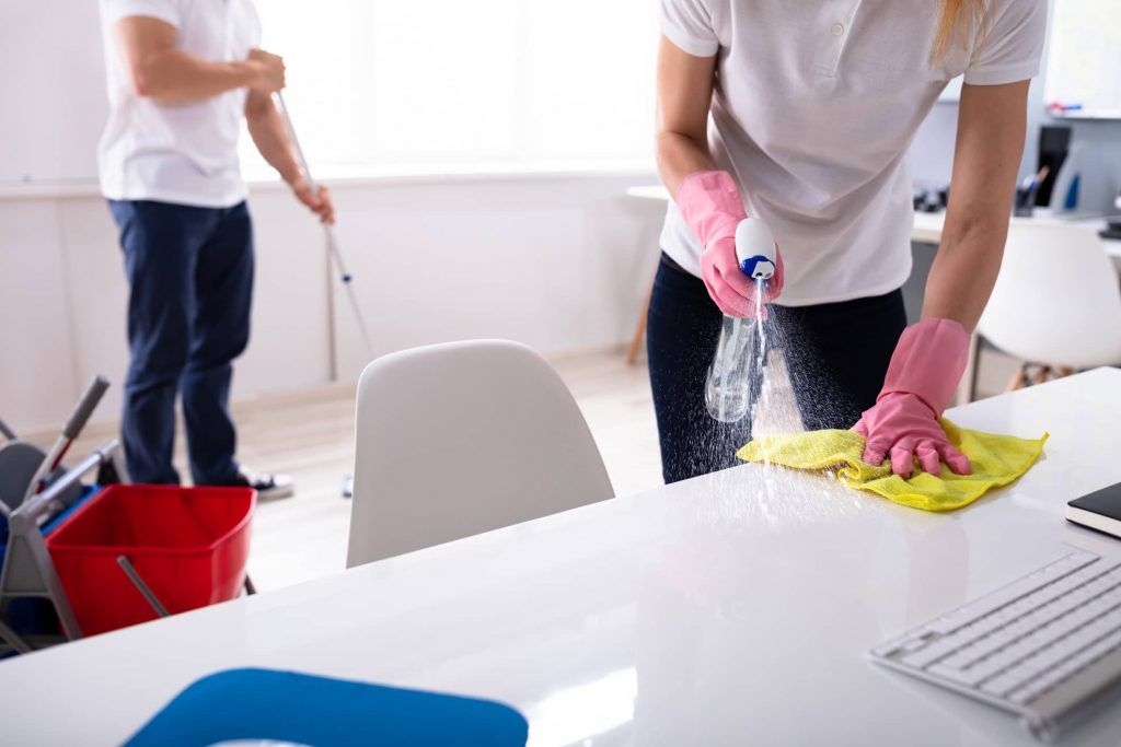 Image of some office cleaners.